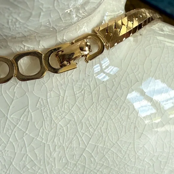 vintage Dior aquamarine, blue Cleopatra, necklace, mint condition - Picture 16 of 17